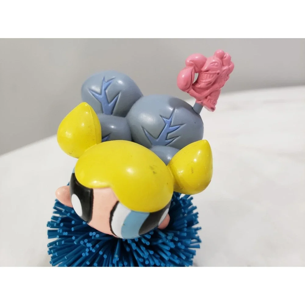 Powerpuff‎ Girls Small PVC Action Figure Koosh Ball Cake Topper 2000 Bubbles